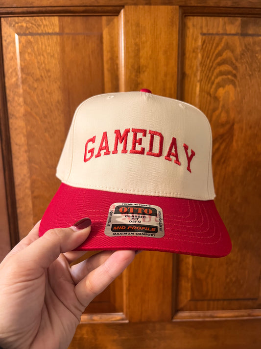 Gameday - red and cream
