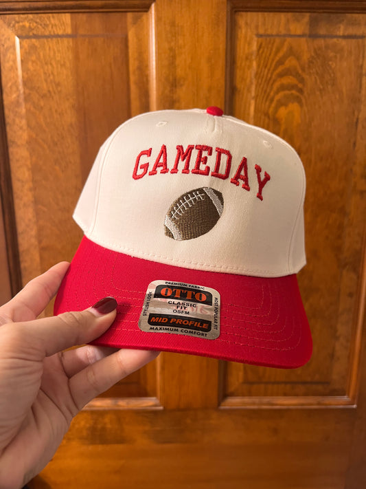 Football Gameday - red and white