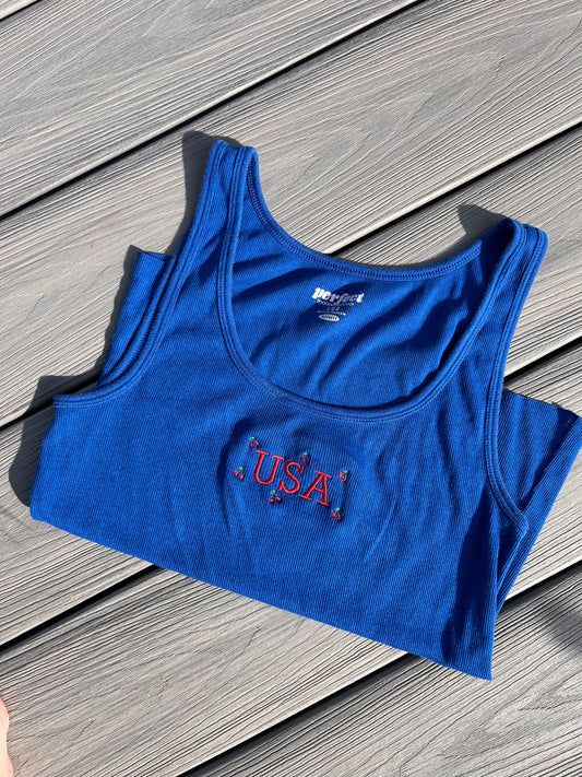 USA Tank - Blue