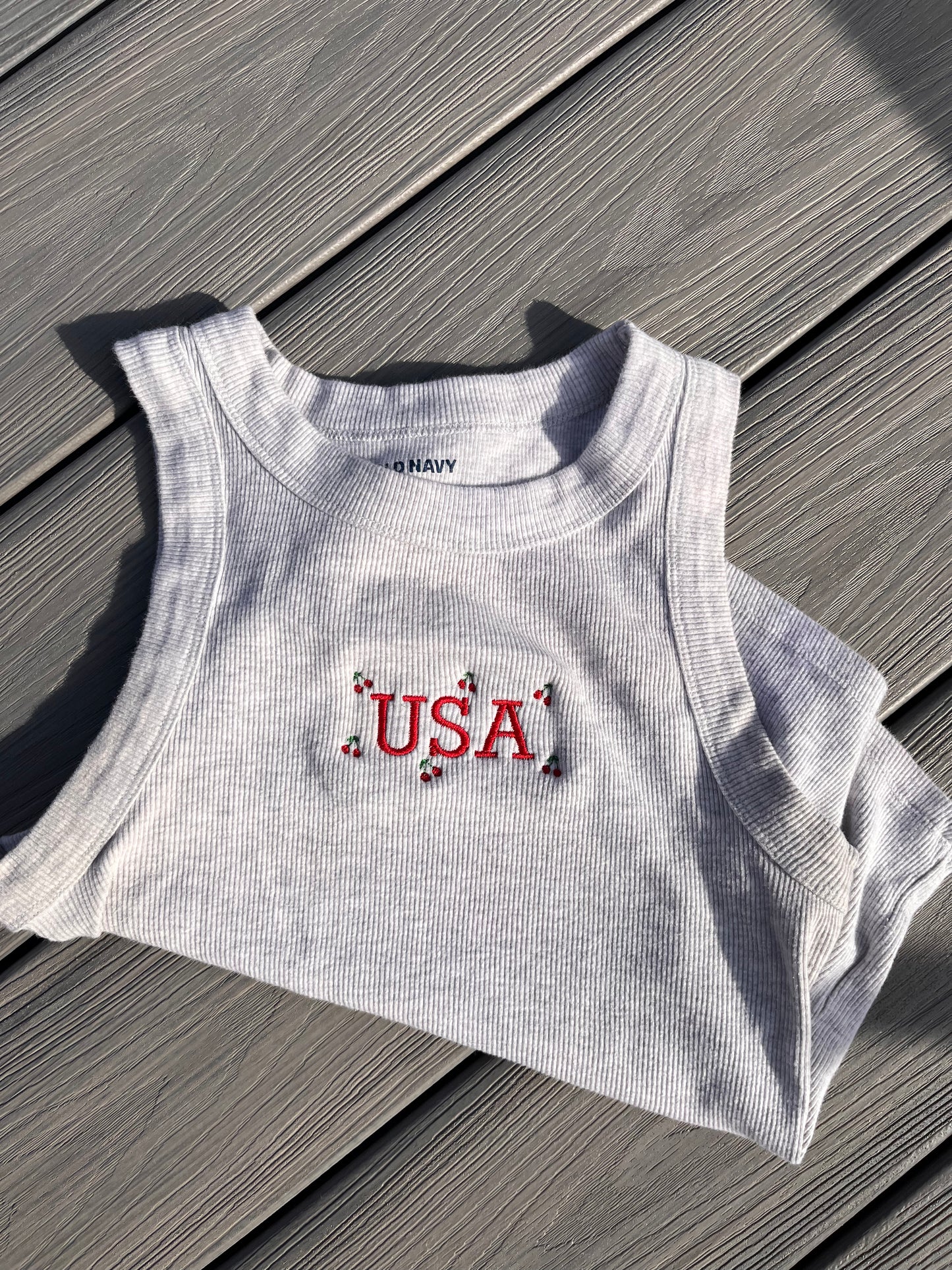USA Tank - Light grey