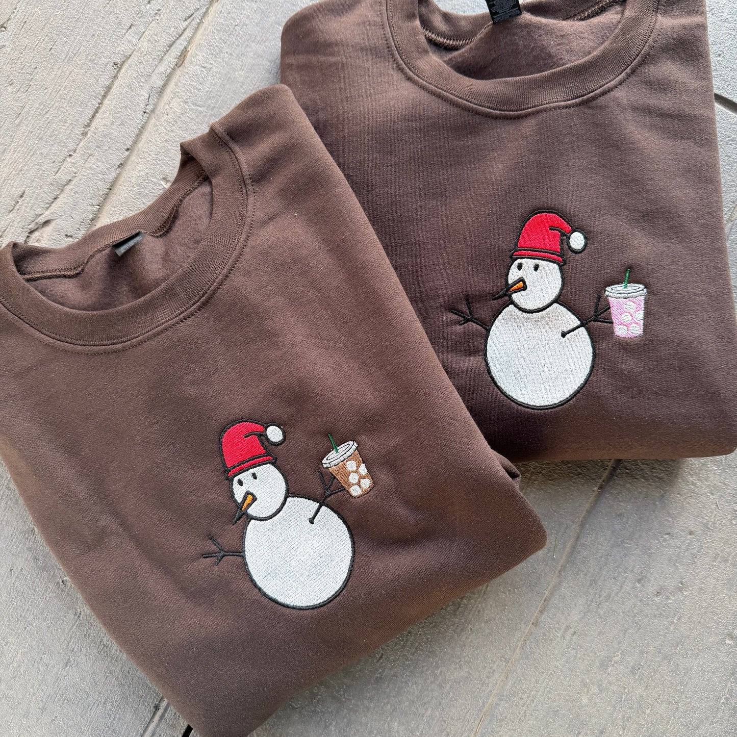 Gather & Glow Snowman Crewnecks