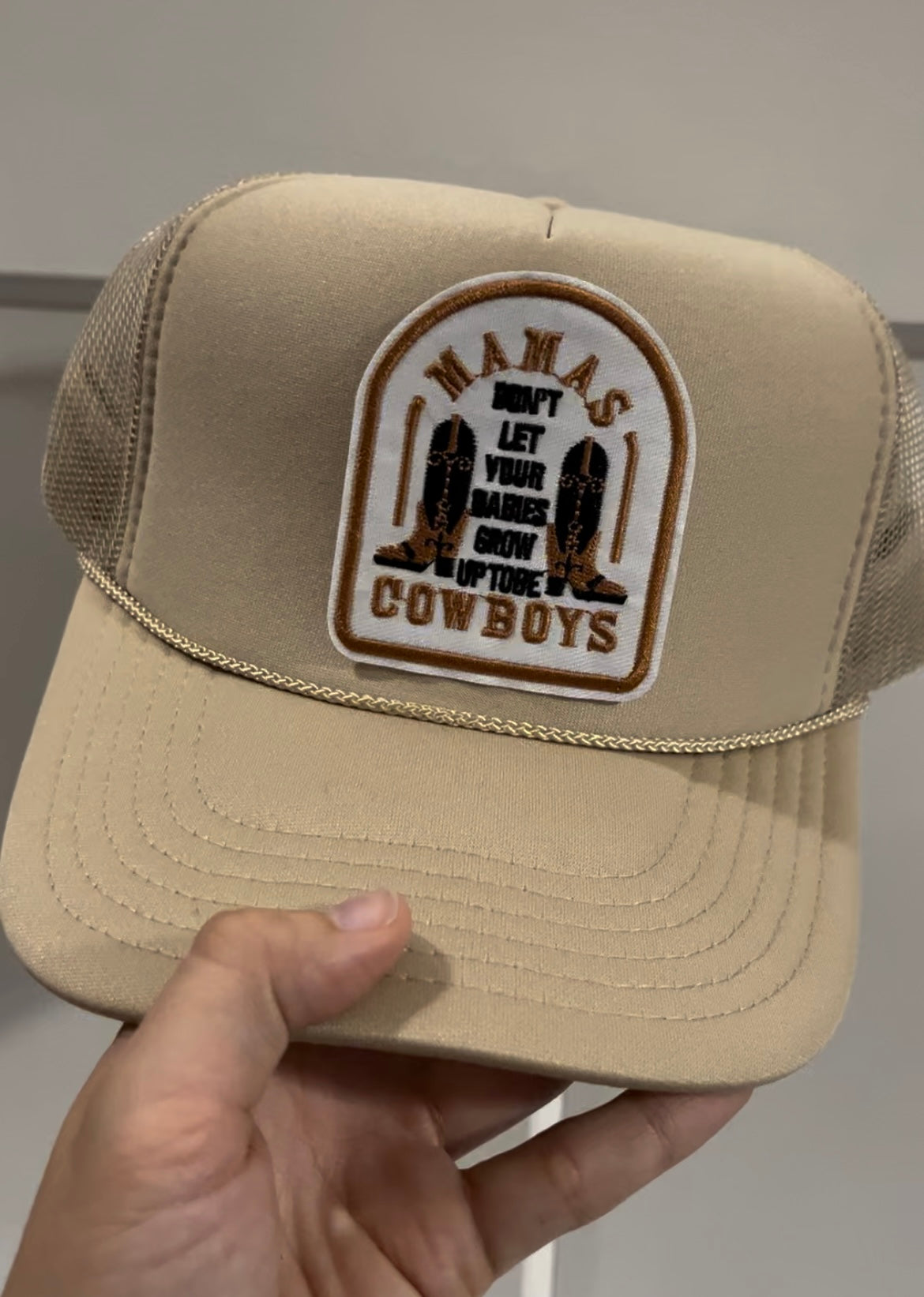 Grow up to be Cowboys Trucker Hat